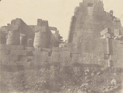 (Karnak, Hypostylhalle, Nordwand, Außenseite, Nr. 1 bis) von John Beasly Greene